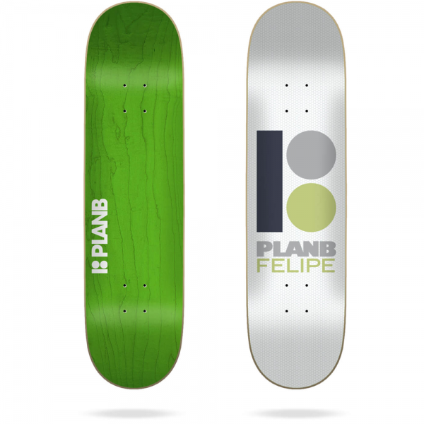 PLAN B METAL HONEYCOMB GUSTAVO 8.125" x 31.33" TAVOLA SKATEBOARD