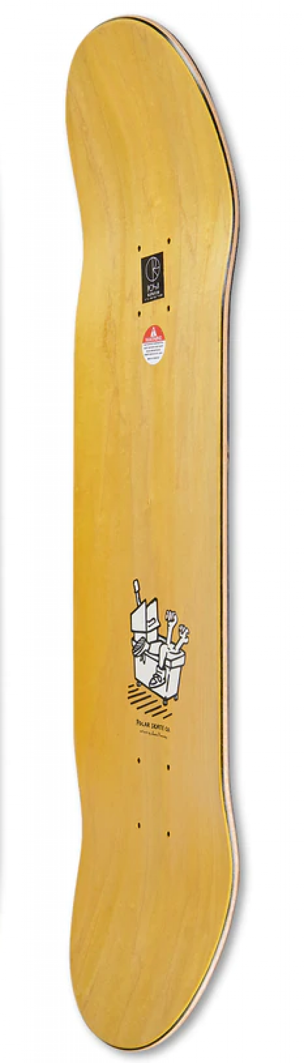 POLAR MOPPING DANE BRADY 8.375" GREEN TAVOLA SKATEBOARD