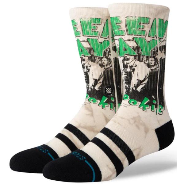 STANCE 1994 CREW OFFWHITE LTD GREEN DAY  CALZINI