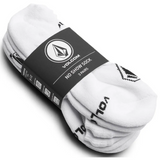 VOLCOM STONES NSHW (3PZ) WHITE CALZINI