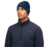 NORRONA /29 MID MERINO ULL LOGO BEANIE INDIGO NIGHT MELANGE