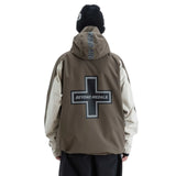 BEYOND MEDALS RETRO ANORAK 2L DARK BROWN