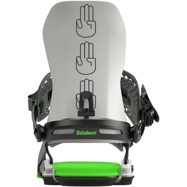 BATALEON BLASTER ASYMWRAP GLACIER GRAY/NEON GREEN ATTACCHI SNOWBOARD