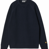 CARHARTT WIP CHASE SWEATER DARK NAVY/GOLD MAGLIONE