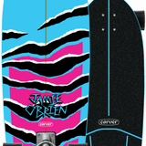 CARVER BLUE TIGER C7 31" SURFSKATE Jaime O'Brein Pro Model