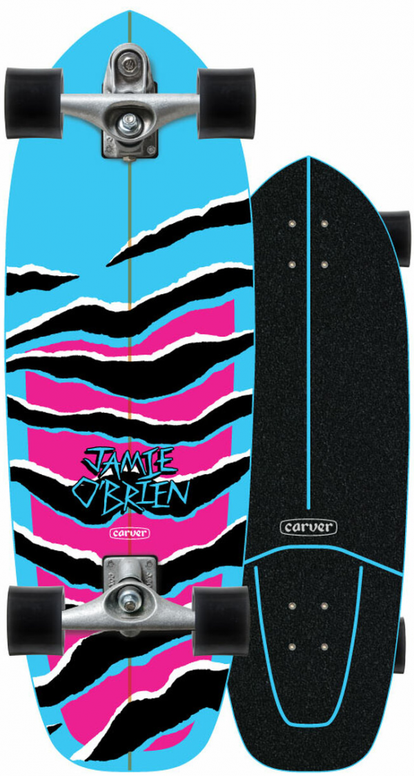 CARVER BLUE TIGER C7 31" SURFSKATE Jaime O'Brein Pro Model