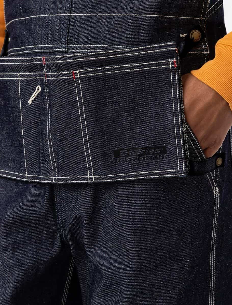 DICKIES DENIM 100 RAW SALOPETTE