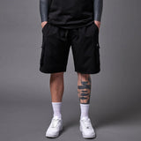 DOLLY NOIRE TECHNO CARGO SHORT BLACK