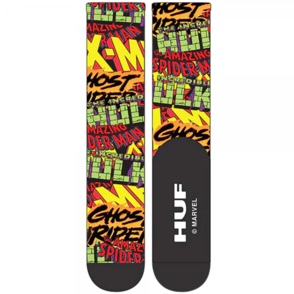 HUF x MARVEL LOGO MULTI CALZINI