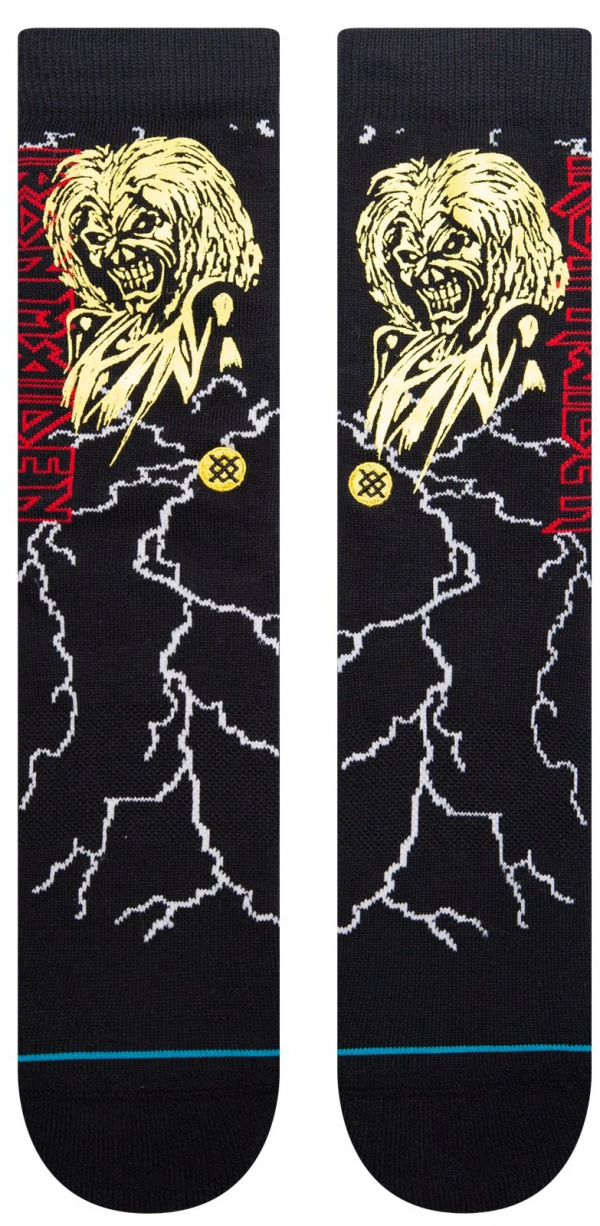 STANCE x IRON MAIDEN NO NIGHT CITY BLACK CALZINI
