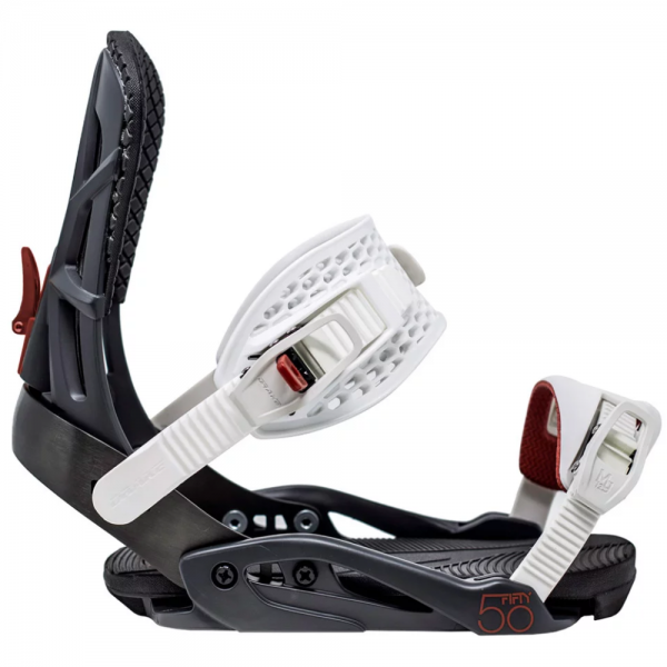 DRAKE FIFTY BLACK/WHITE ATTACCHI SNOWBOARD