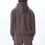 OBEY LOWERCASE PIGMENT JAVA BROWN FELPA