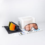 OUT OF SHIFT SPACEY RED MCI MASCHERA SNOWBOARD