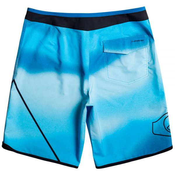 QUIKSILVER BOARDSHORT SURFSILK NEW WAVE SNORKEL BLUE 20 COSTUME