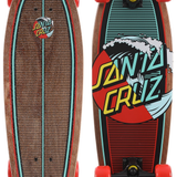 SANTA CRUZ CLASSIC WAVE SPLICE SHARK SKATEBOARD