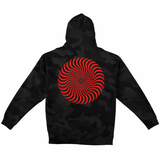 SPITFIRE HD CLASSIC SWIRL BLACK CAMO/RED FELPA