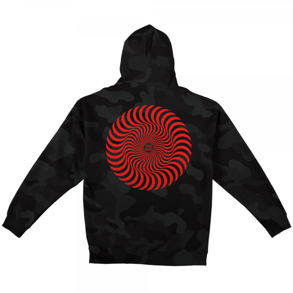 SPITFIRE HD CLASSIC SWIRL BLACK CAMO/RED FELPA