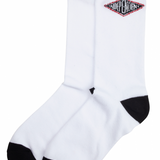 INDEPENDENT SUMMIT SOCKS (2 PZ) WHITE/BLACK CALZINI