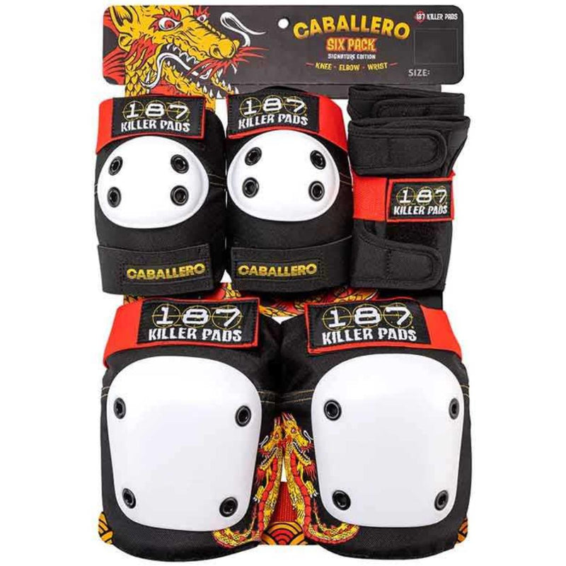 187 KILLER PADS SIX PACK CABALLERO PROTEZIONI SKATEBOARD