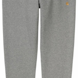 CARHARTT WIP CHASE SWEAT PANT GREY HEATHER/GOLD