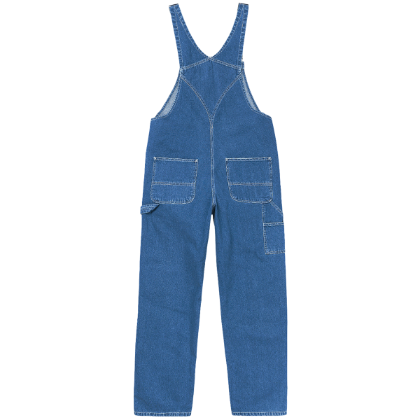 CARHARTT WIP BIB OVERALL BLUE (STONE WASHED)