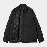 CARHARTT WIP FRESNO BLACK CAMICIA