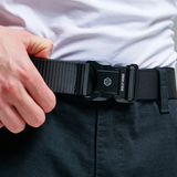 DOLLY NOIRE MINIMAL BUCKLE BELT BLACK CINTURA