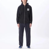 OBEY EYES ICON ZIP PREMIUM BLACK FELPA