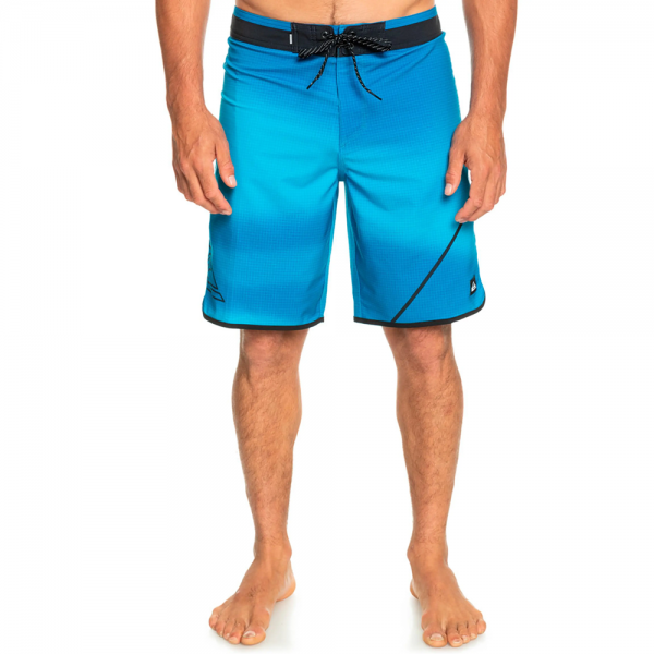 QUIKSILVER BOARDSHORT SURFSILK NEW WAVE SNORKEL BLUE 20 COSTUME