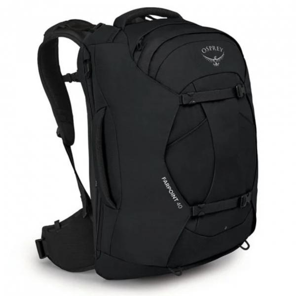 OSPREY FARPOINT 40 BLACK ZAINO VIAGGIO