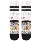STANCE BASKET CASE CREW MULTI GREEN DAY CALZINI