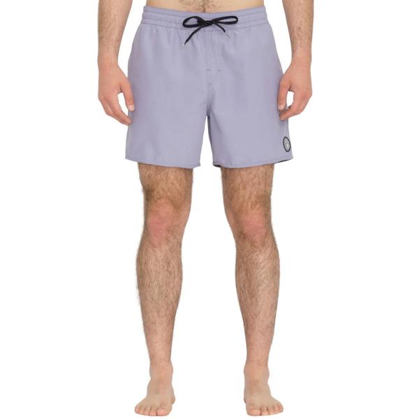 VOLCOM LIDO SOLID TRUNK 16" VIOLET DUST COSTUME