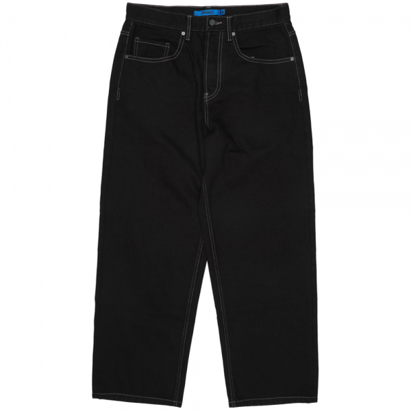 DC SHOES WORKER BAGGY DENIM PANT RAW BLACK
