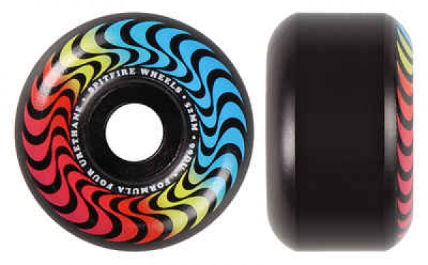 SPITFIRE TEAM TRIPPY SWIRL F4 99A RADIAL 54MM RUOTE SKATEBOARD
