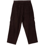 OBEY BIGWIG BAGGY CORDUROY CARGO JAVA BROWN PANTALONI