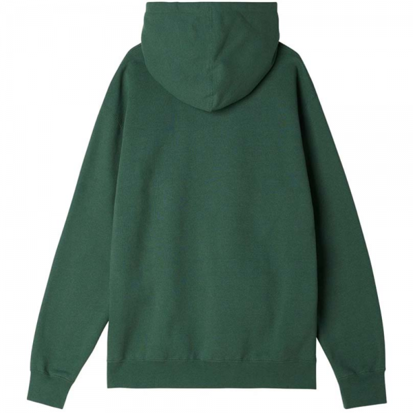 OBEY LOWER CASE MINI BOX HOOD SPECIALTY DARK CEDAR FELPA