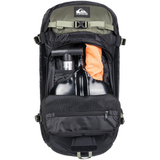 QUIKSILVER TRAVIS RICE PLATINUM BLACK/GREEN ZAINO