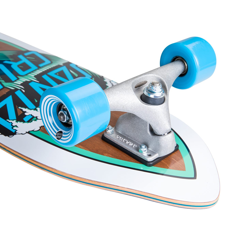 SANTA CRUZ X CARVER WAVE DOT 29.95" SURFSKATE