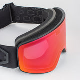OUT OF ELECTRA 2 BLACK IRID RED MASCHERA SNOWBOARD