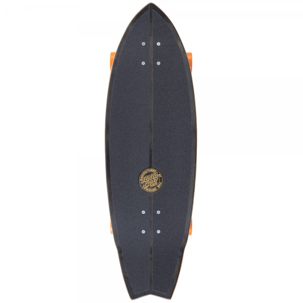 SANTA CRUZ x CARVER FLAME DOT SHARK 31.52" SURFSKATE