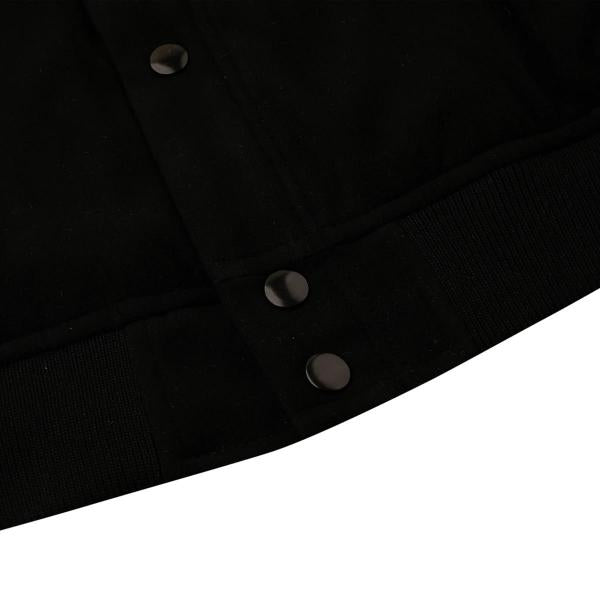 DOOMSDAY MORE FIRE VARSITY BLACK GIACCA