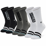 STANCE THE OG (3PZ) BLACK/WHITE CALZINI