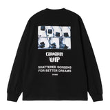 CARHARTT WIP BETTER DREAMS L/S T-SHIRT BLACK
