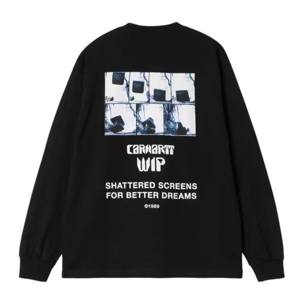 CARHARTT WIP BETTER DREAMS L/S T-SHIRT BLACK