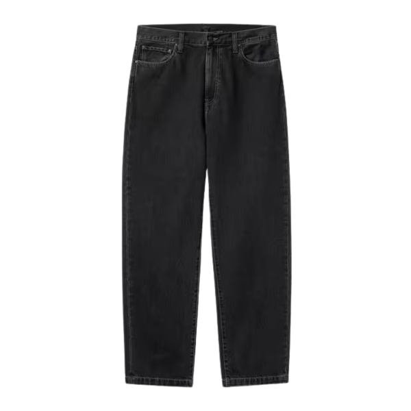 CARAHARTT WIP AARON PANT BLACK (STONE WASHED)