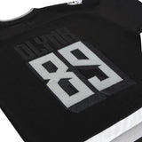 DOLLY NOIRE GOAT HOCKEY CREWNECK BLACK