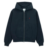 GRAMICCI ONE POINT ZIP HOODED SWEATSHIRT VINTAGE BLACK