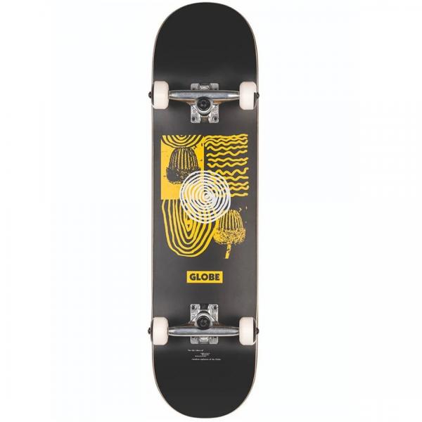 GLOBE G1 FAIRWEATHER 8.125" BLACK/YELLOW SKATEBOARD