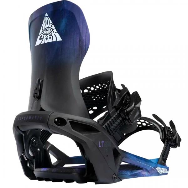 NIDECKER SUPERMATIC LT BIO BLACK ATTACCHI SNOWBOARD