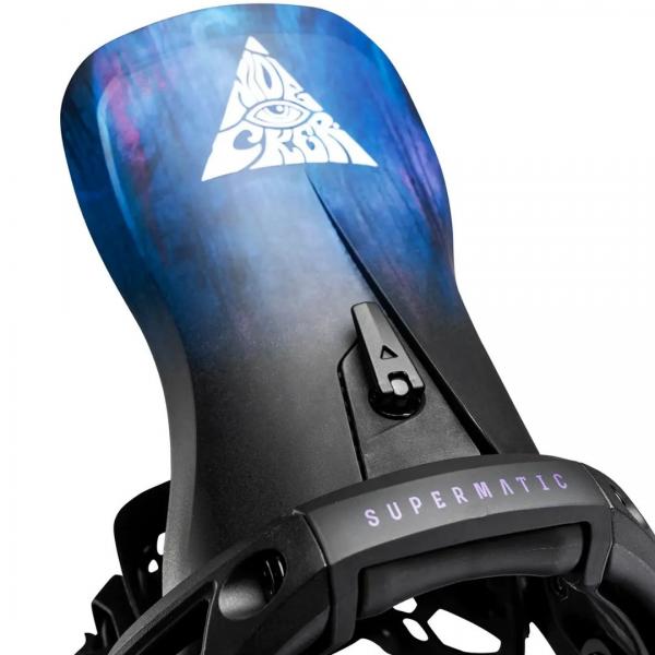 NIDECKER SUPERMATIC LT BIO BLACK ATTACCHI SNOWBOARD